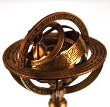 Brown Antique Brass Armillary