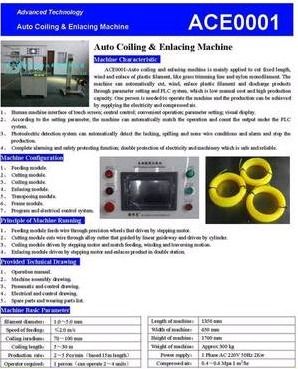 Auto Coiling And Enlacing Machine