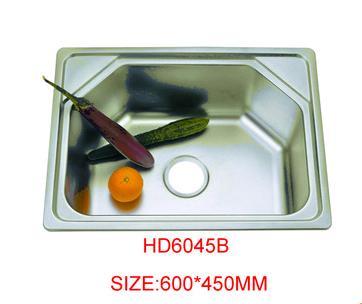 Modern Hexagon Kitchen Deep Stainless Steel Sink HD6045B