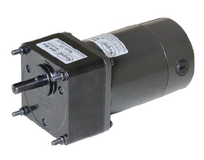 PMDC Geared Motor - 25 Watt, 157x80x80 mm Size, Black Color | Stainless Steel, Electric Start, Totally Enclosed, 5-500 RPM Output Speed, 1-Year Warranty