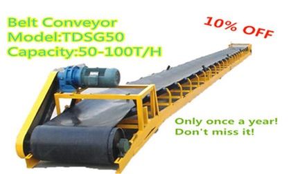 Long Grain Belt Conveyor