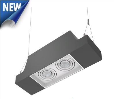 Liteharbor Pendent Mount Twin GU10 LED Multiple Downlight