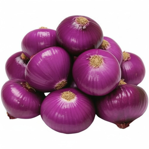 Red Onion - Fresh, Vibrant Red Color, Ideal for Chopping and Garnishing in Various Dishes
