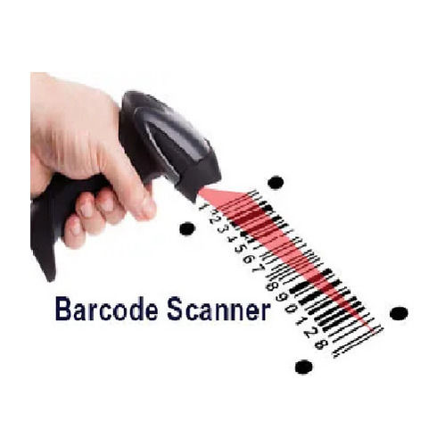 Black Handheld Barcode Scanners