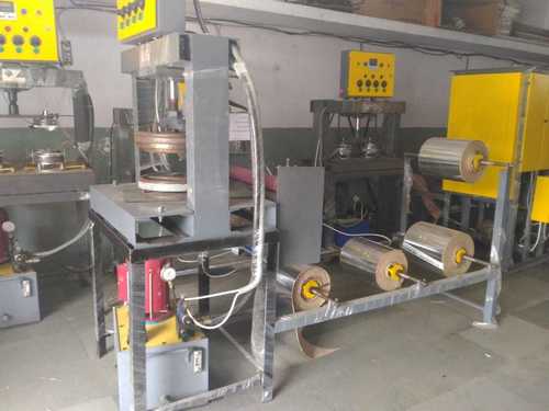 Paper Thali 4 Roll Making Machine