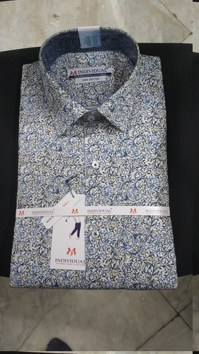 Men's Designer Shirt - Premium Quality Cotton Blend, Tailored Fit in Various Standard Sizes, Stylish Color Combinations