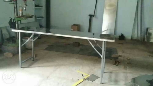 Stainless Steel Dining Table - Customized Sizes & Designs | Durable Material, Elegant Aesthetic, Affordable Quality