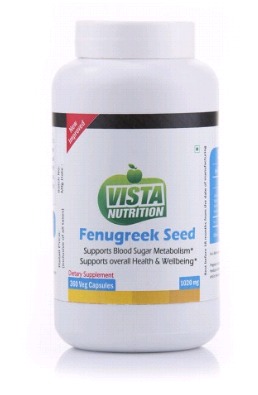 Vista Nutrition Fenugreek Seed 1020mg 360 Capsules
