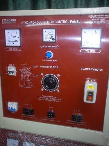 Synchronous Motor Control Panel - High-Quality Electrical Control System | User-Friendly Design, Durable Components