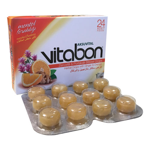 Vitabon Honey Ginger Lozenge Hard Candy Age Group: Suitable For All