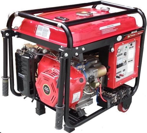 Single Phase 5Kva Portable Generator Inbuilt With 4 Stroke Engine at Best Price in New Delhi | M/S Power Machines Mfg Co