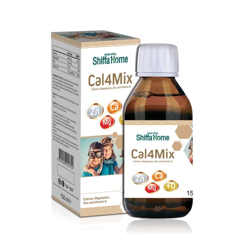 Cal4Mix Syrup Calcium Magnesium Zinc Vitamin D3 Ayurvedic Syrups Age Group: For Children(2-18Years)