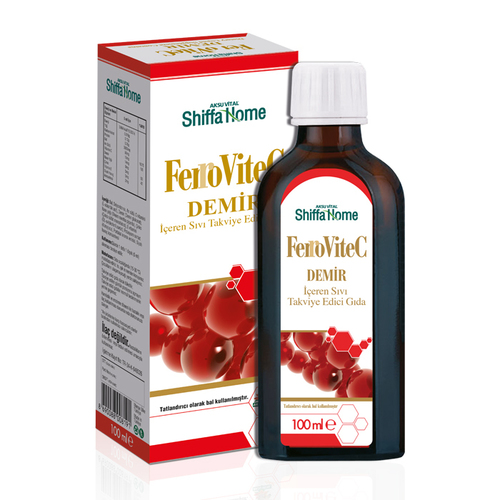 Ferrovitec Ayurvedic Herbal Iron Syrup Vitamin C Oral Liquid 