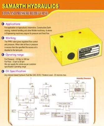 Flow And Pressure Relief Valve