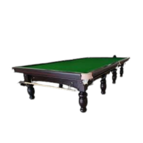 Wooden Matte And Cherry Finished Billiards Tables - Surface Color: Green