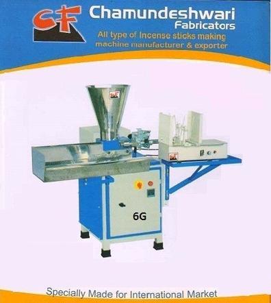 6G Speed Agarbatti Making Machine With Helical Gear Box Bamboo Diameter: 1.2 Millimeter (Mm)