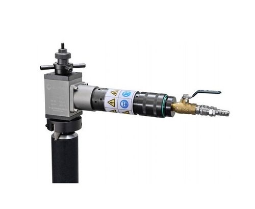 Portable Pipe Beveling Machine - Expandable Mandrel Customized Bits for Any Material and Angle