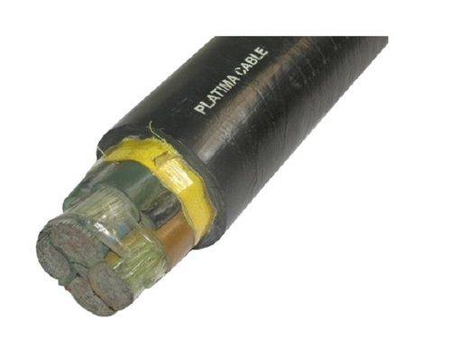 Four Core Round Shape High-voltage Platima Trailing Cable