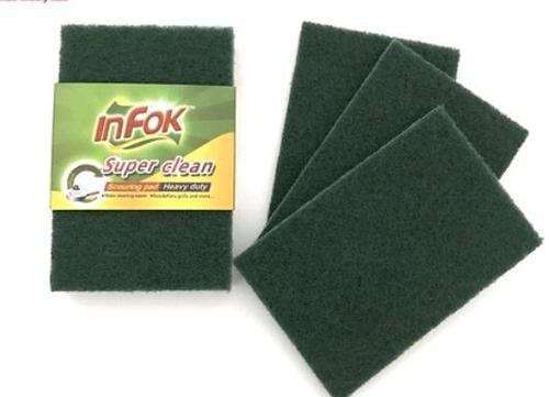 Heavy Duty Polyester Green Scouring Pad