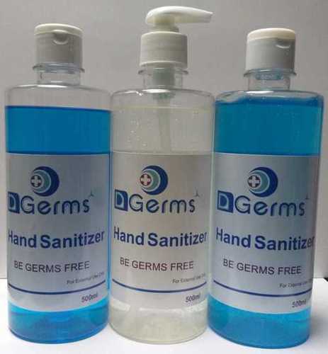 Transparent Hand Wash And Sanitizer Liquid