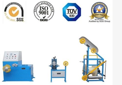 Sky Blue High Speed Automatic Cable Wire Coiling And Rewinding Machine