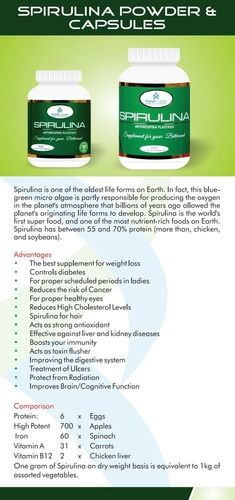 Spirulina Powder And Capsules