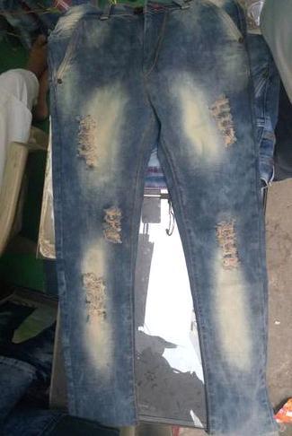 Double Shade Denim Jeans