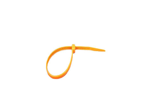 Solid Nylon Orange Self Locking Cable Tie - Length: 150-370 Millimeter (Mm)