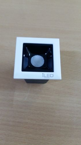 Square Down Light - D-45 x W-45 x H-49 mm Dimensions, Warm/White/Natural Light Options, Ideal for Offices and Restaurants