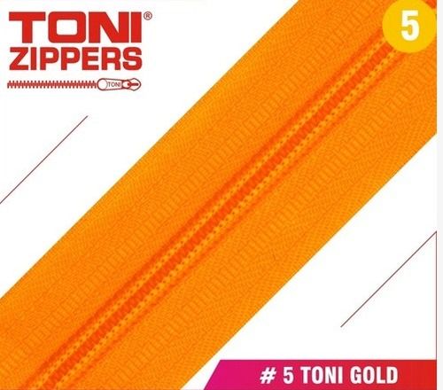 5 Toni Gold Zippers