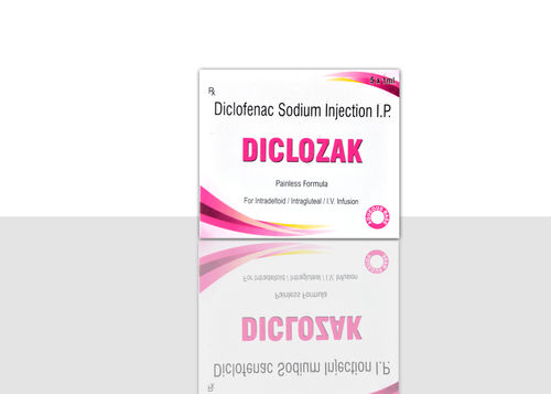 Liquid Diclozak Diclofenac Sodium Injection