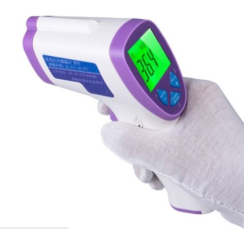 Non Contact Forehead Infrared Thermometer - PP Material, 89.6°F - 109.22°F Measuring Range, Accurate Probe | Rapid 0.5 Seconds Measurement, Backlit Display, One-Click Button, 32 Memory Data Groups