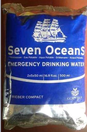 Emergency Drinking Water