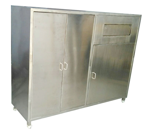 Apron Locker With Used Apron Bin