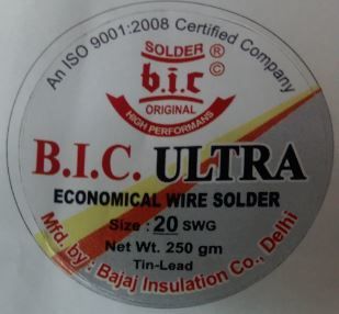 B.I.C 10/90 Sn/Pb Solder Wires