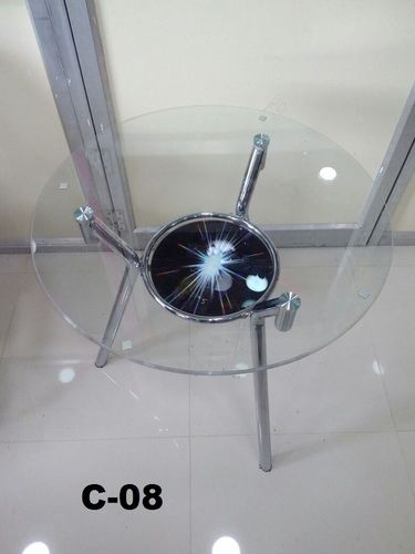 Round Glass Dining With Storage