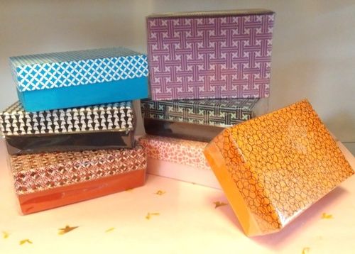 Lovely Handmade Paper Gift Boxes Size: 10.5 X 15.5 Cm