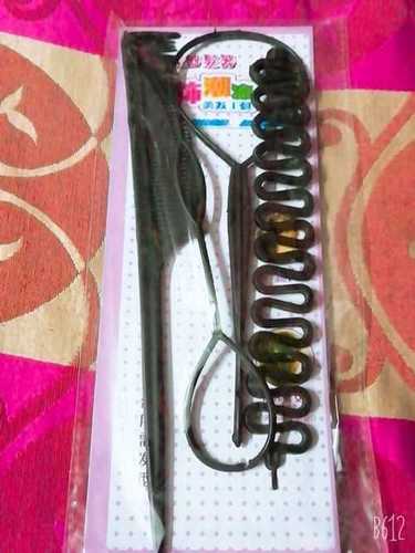 Black 4 Pcs Puff Hair Tools Kits