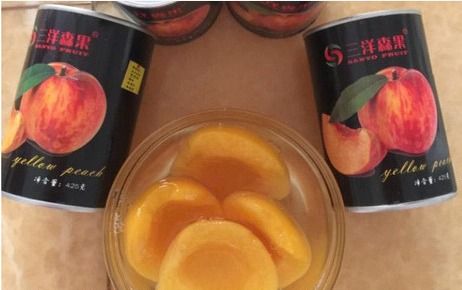 Canned Yellow Peach Syrup