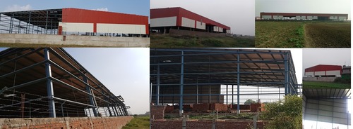 As Per Requirement Industrial Peb Structural Shed