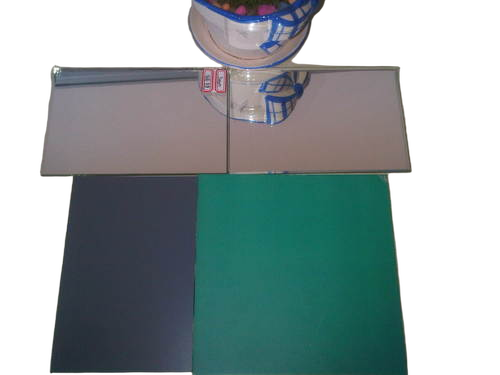Glass Mirror - 600x900mm, 1mm Thickness in Grey, White or Green | Compact Design for Cosmetic Use