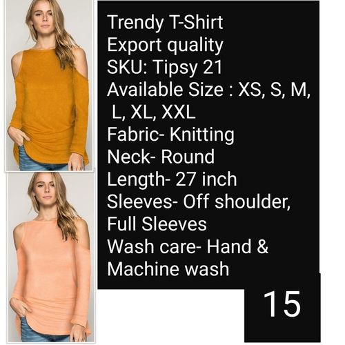 Full Sleeves Trendy T-Shirt