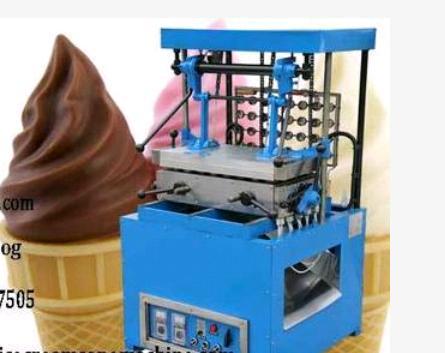 Rolled Ice ream Cone Making Machine