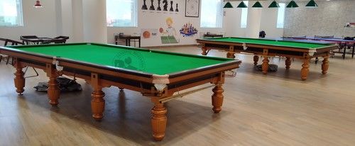 Steel Cushions Snooker Board Table With One Set Of New Snooker Balls (22 Balls) Cue Forearm: Ash Wood