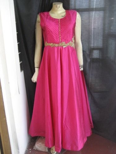 Ethnic Wear Pleated Gown