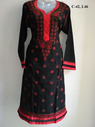 Smooth Lucknow Ladies Chikan Kurti