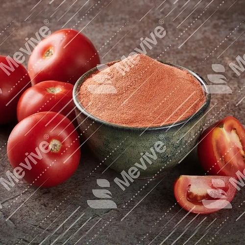 Bright Brick Red Colour Spray Dried Tomato Powder With No Preservatives And 12 Months Of Shelf Life