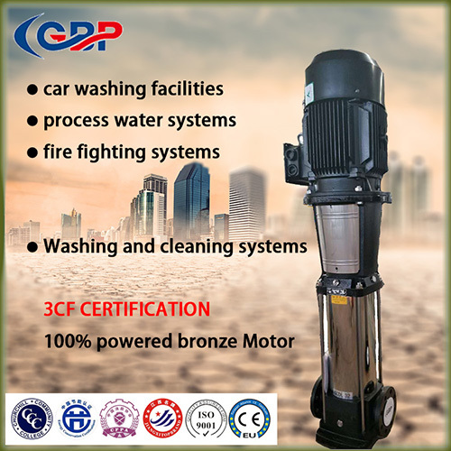G-CDL/CDLF Multistage Centrifugal Vertical Pump 42-120 - Stainless Steel, 2231x450x450mm | Electric, High Pressure, Side Suction