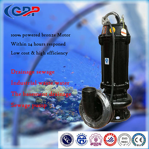 Wq Series Submersible Sewage Pump 50Wq12-72-7.5 Caliber: 40/50Mm