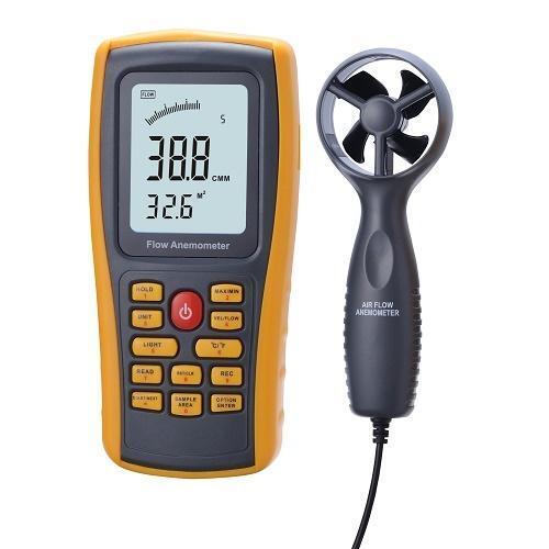 Portable and Compact Digital Anemometer with High Accuracy